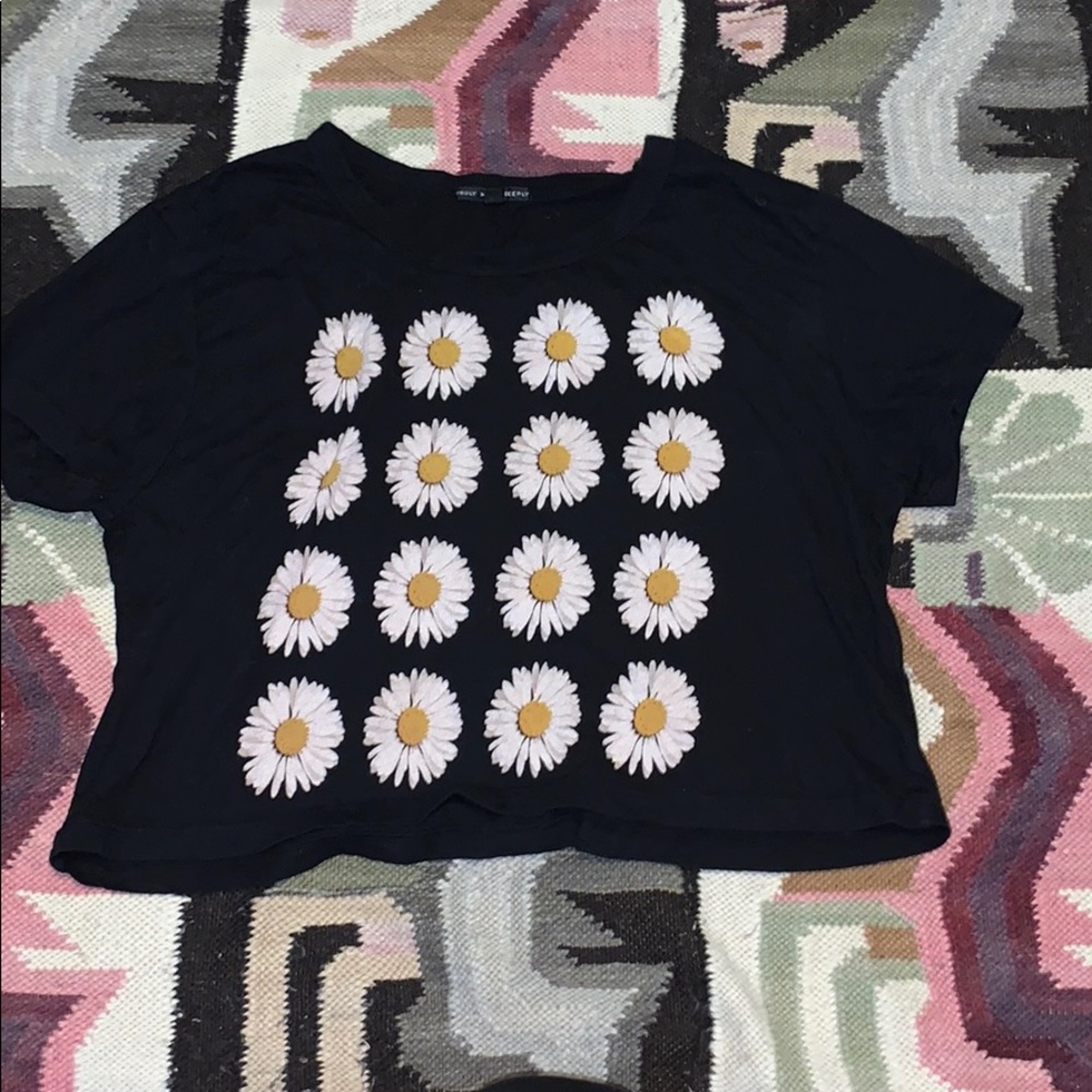 Flower crop top